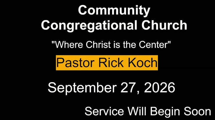 26- Sept 27 CCC Worship Service
